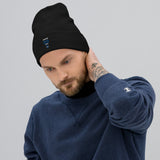 Blue Beast Embroidered Beanie